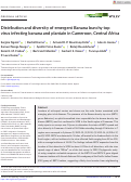 Cover page: Distribution and diversity of emergent Banana bunchy top virus infecting banana and plantain in Cameroon, Central Africa