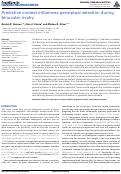 Cover page: Predictive Context Influences Perceptual Selection during Binocular Rivalry