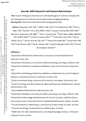 Cover page: Current Challenges and Solutions for Clinical Management and Care of People with HIV: Findings from the 12th Annual International HIV and Aging Workshop