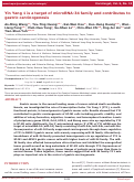 Cover page: Yin Yang 1 is a target of microRNA-34 family and contributes to gastric carcinogenesis
