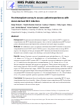 Cover page: Post‐transplant survey to assess patient experiences with donor‐derived HCV infection