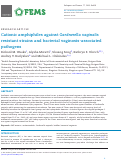 Cover page: Cationic amphiphiles against Gardnerella vaginalis resistant strains and bacterial vaginosis-associated pathogens.