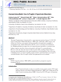 Cover page: General Anesthetic Use in Fragile X Spectrum Disorders