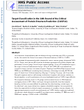 Cover page: Target classification in the 14th round of the critical assessment of protein structure prediction (CASP14)