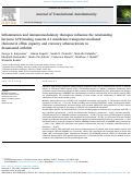 Cover page: Inflammation and immunomodulatory therapies influence the relationship between ATP-binding cassette A1 membrane transporter-mediated cholesterol efflux capacity and coronary atherosclerosis in rheumatoid arthritis.