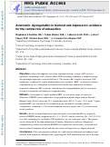 Cover page: Autonomic dysregulation in burnout and depression: evidence for the central role of exhaustion.