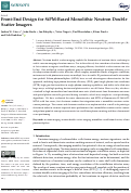 Cover page: Front-End Design for SiPM-Based Monolithic Neutron Double Scatter Imagers