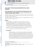 Cover page: Tension pneumomediastinum from opioid inhalation