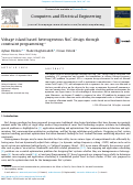 Cover page: Voltage island based heterogeneous NoC design through constraint programming