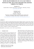 Cover page: Bond Graph Modeling of a Planar Vehicle with Electric Traction Motors for Assisted Torque-Vectoring