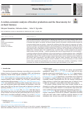 Cover page: A techno-economic analysis of biochar production and the bioeconomy for orchard biomass