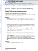 Cover page: Evaluation and Minimization of Uncertainty in ITC Binding Measurements: Heat Error, Concentration Error, Saturation, and Stoichiometry