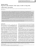 Cover page: Repeated Mild Traumatic Brain Injury Results in Long-Term White-Matter Disruption