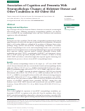 Cover page: Association of Cognition and Dementia With Neuropathologic Changes of Alzheimer Disease and Other Conditions in the Oldest Old