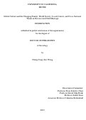 Cover page: Global Culture and the Changing Family: World Society, Local Context, and Cross-National Trends in Divorce and Child Marriage