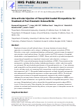 Cover page: Intra-articular injection of flavopiridol-loaded microparticles for treatment of post-traumatic osteoarthritis