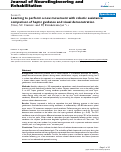 Cover page: Learning to perform a new movement with robotic assistance: comparison of haptic guidance and visual demonstration