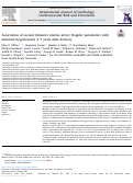 Cover page: Association of second trimester uterine artery Doppler parameters with maternal hypertension 2–7 years after delivery