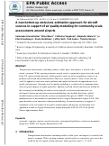 Cover page: A new bottom-up emissions estimation approach for aircraft sources in support of air quality modelling for community-scale assessments around airports