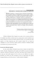 Cover page: Sáhara Occidental, Cuba y España: nuestros sueños se juntan en una misma ola