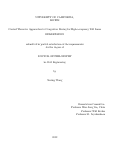 Cover page: Control Theoretic Approaches to Congestion Pricing for High-occupancy Toll Lanes