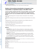 Cover page: Relation of Intra-Articular Mineralization to Knee Pain in Knee Osteoarthritis: A Longitudinal Analysis in the MOST Study.