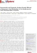 Cover page: Genomewide and Enzymatic Analysis Reveals Efficient d-Galacturonic Acid Metabolism in the Basidiomycete Yeast Rhodosporidium toruloides