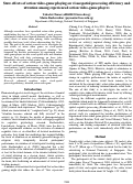 Cover page: State effects of action video-game playing on visuospatial processing efficiency and attention among experienced action video-game players