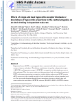 Cover page: Effects of single and dual hypocretin-receptor blockade or knockdown of hypocretin projections to the central amygdala on alcohol drinking in dependent male rats