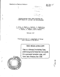 Cover page: NUCLEUS-NUCLEUS TOTAL CROSS SECTIONS FOR LIGHT NUCLEI AT 1.55 AND 2.89 GeV/c/NUCLEON