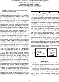 Cover page: Causal Status, Coherence, and Essentialized Categories