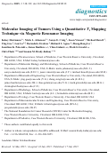 Cover page: Molecular Imaging of Tumors Using a Quantitative T1 Mapping Technique via Magnetic Resonance Imaging