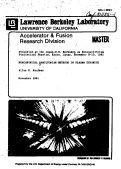 Cover page: NONCANONICAL HAMILTONIAN METHODS IN PLASMA DYNAMICS