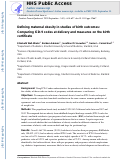 Cover page: Defining maternal obesity in studies of birth outcomes: Comparing ICD‐9 codes at delivery and measures on the birth certificate