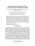 Cover page: Synergy in Two‐Frequency Fast Wave Cyclotron Harmonic Absorption in DIII‐D