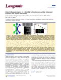 Cover page: Direct Measurements of Colloidal Solvophoresis under Imposed Solvent and Solute Gradients