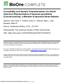 Cover page: Crossability and Genetic Characterization of a North American Representative of Ipomoea grandifolia (Convolvulaceae), a Member of Ipomoea Series Batatas