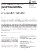 Cover page: Barriers and Facilitators of Outcome Collection During Hand Surgery Outreach: A Quality Improvement Study.