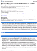 Cover page: Bidirectional Retroviral Integration Site PCR Methodology and Quantitative Data Analysis Workflow.