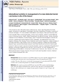 Cover page: International variation in management of screen-detected ductal carcinoma in situ of the breast