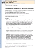 Cover page: Focal ablation of prostate cancer: four roles for magnetic resonance imaging guidance.