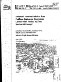Cover page: Enhanced Electron Emission from Oxidized Regions on Amorphous Carbon Films Studied by X-ray Spectro-Microscopy
