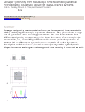 Cover page: Onsager symmetry from mesoscopic time reversibility and the hydrodynamic dispersion tensor for coarse-grained systems