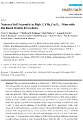 Cover page: Nanorod Self-Assembly in High Jc YBa2Cu3O7−x Films with Ru-Based Double Perovskites