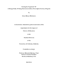 Cover page: Nesting the Neglected "R" A Design Study: Writing Instruction within a Prescriptive Literacy Program