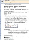 Cover page: Nanomolar Potency and Metabolically Stable Inhibitors of Kidney Urea Transporter UT-B