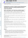 Cover page: Evaluating the association of single-nucleotide polymorphisms with tenofovir exposure in a diverse prospective cohort of women living with HIV