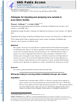 Cover page: Strategies for Imputing and Analyzing Rare Variants in Association Studies.