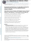 Cover page: Development and Performance of an Algorithm to Estimate the Child-Turcotte-Pugh Score From a National Electronic Healthcare Database