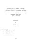 Cover page: Consecutive matches in permutations and cycles